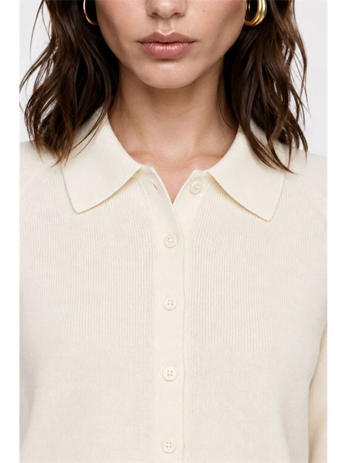 Maglia da donna in lana con colletto a polo e bottoni KOCCA | CRATONE/60725